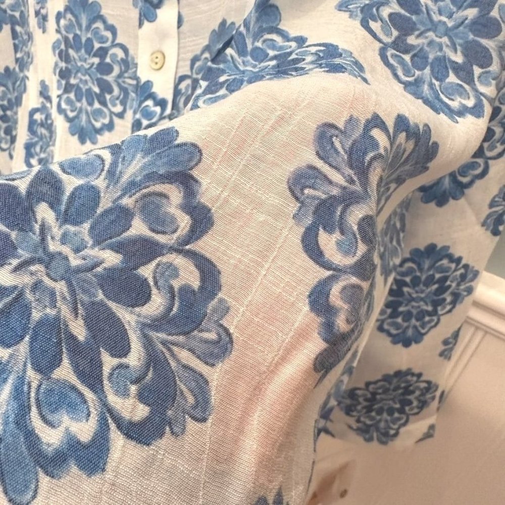 NANETTE NANETTE LEPORE Printed Tunic Blue - Picture 8 of 10